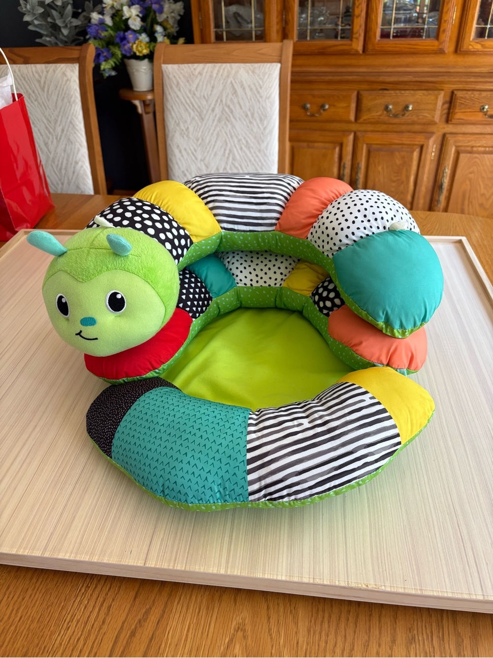 Infantino Prop A Pillar Baby Tummy Time Pillow Helps Baby Sit Up Baby Toy